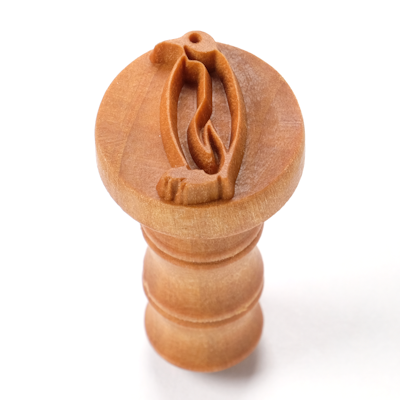 MKM Penguin 2.5cm wood stamp